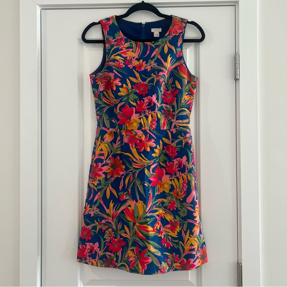 Tropical Floral J. Crew Dress